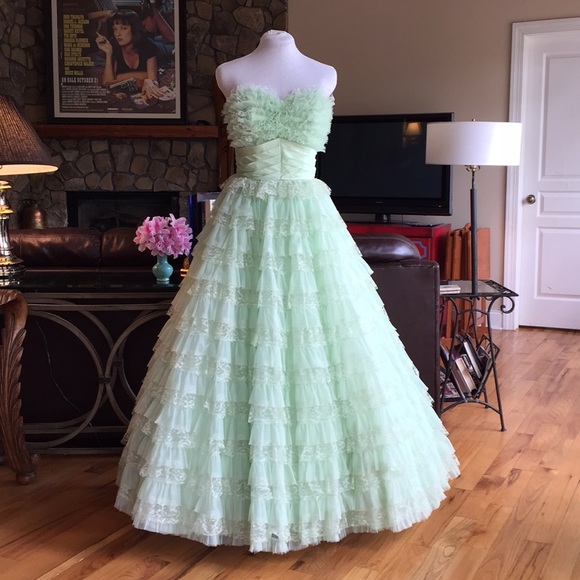 Vintage 50s Cupcake Prom Dress Cheap